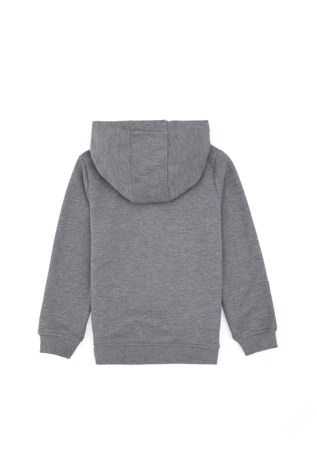 Erkek _ocuk Gri Melanj Basic Kap__onlu Sweatshirt Sepette S_rpriz _ndirim - U.s. polo assn фото 2