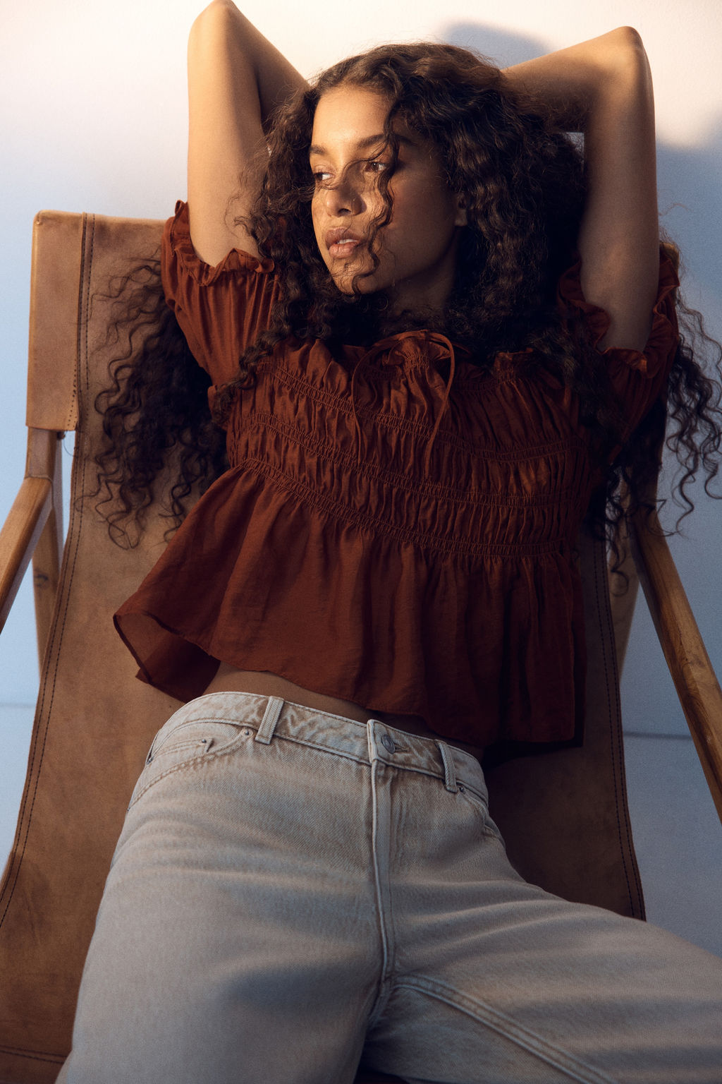 Blusa fruncida - H&m фото 8