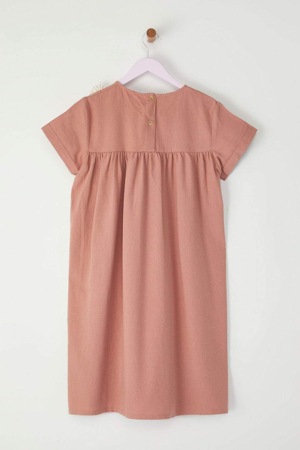 Ac?k Mavi K?z Cocuk %100 Pamuk Mini Cicekli K?sa Kollu Bayraml?k Dokuma Elbise TKDSS25EL00021 - Trendyolmilla фото 9