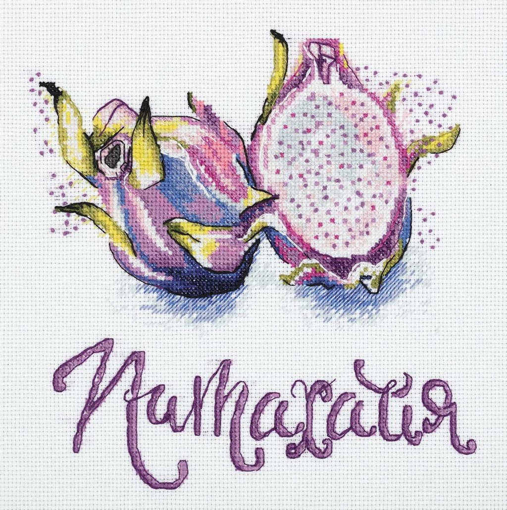 Набор для вышивания PANNA E-7087 Питахайя 20.5 х 21 см