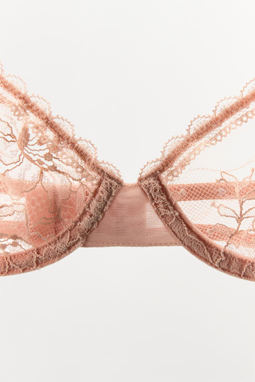 UNDERWIRED LACE BRA - Zara фото 6
