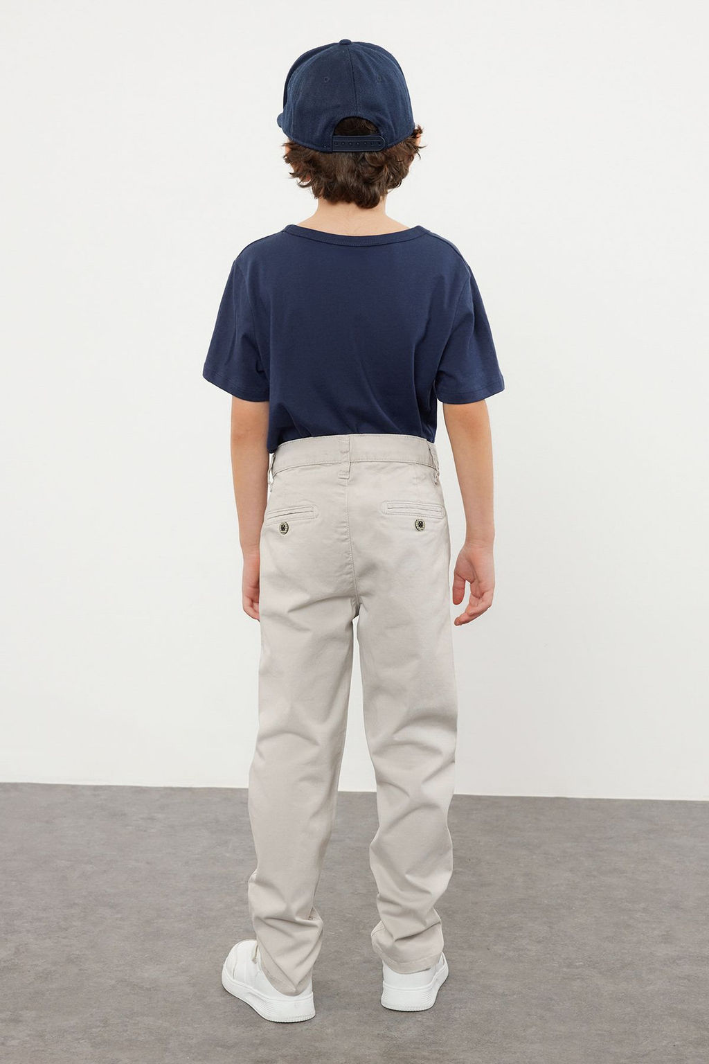 Tas Erkek Cocuk Regular Pamuklu Esnek Ayarlanabilir Lastikli Chino Dokuma Pantolon TKDSS24PL00006 - Trendyolmilla фото 2
