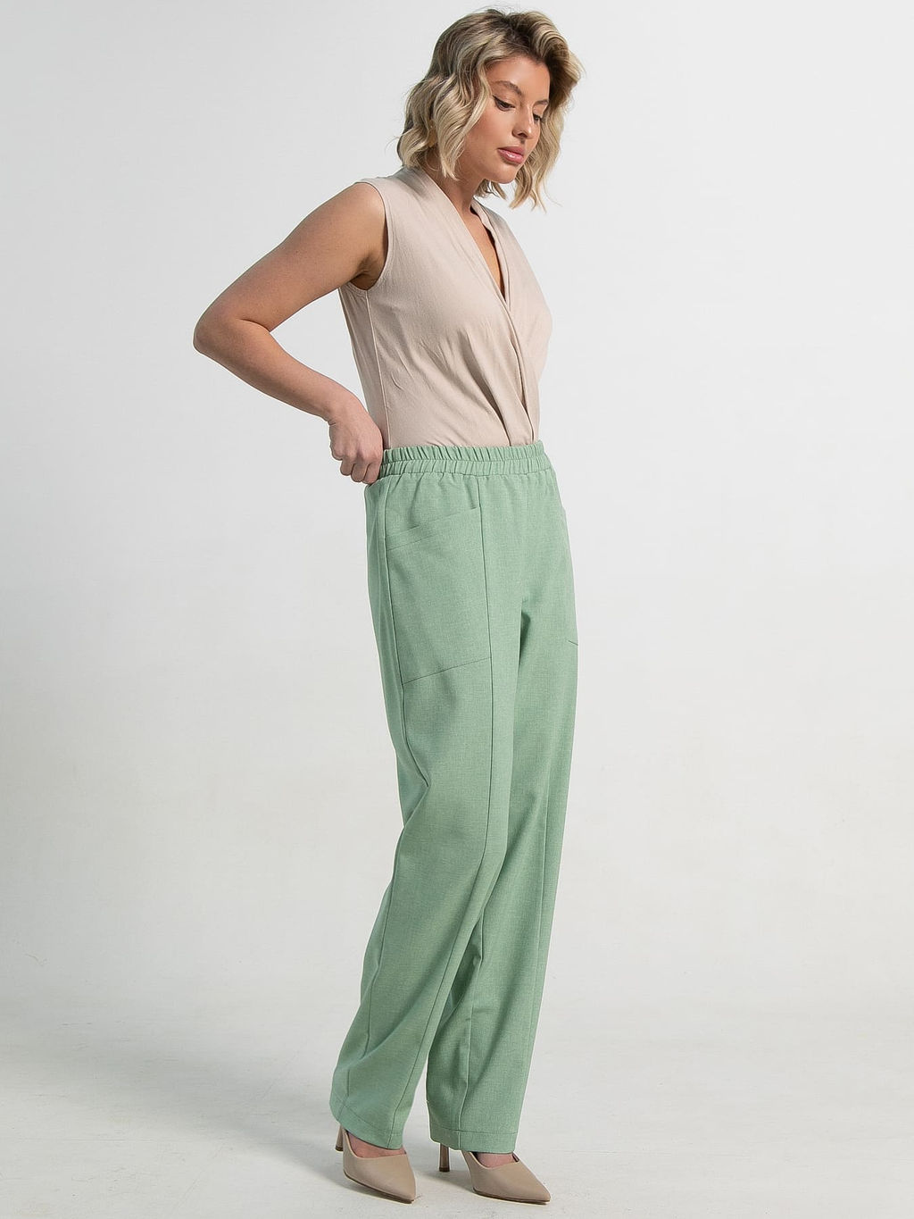 Брюки Кения (фисташка) Б15257-19М