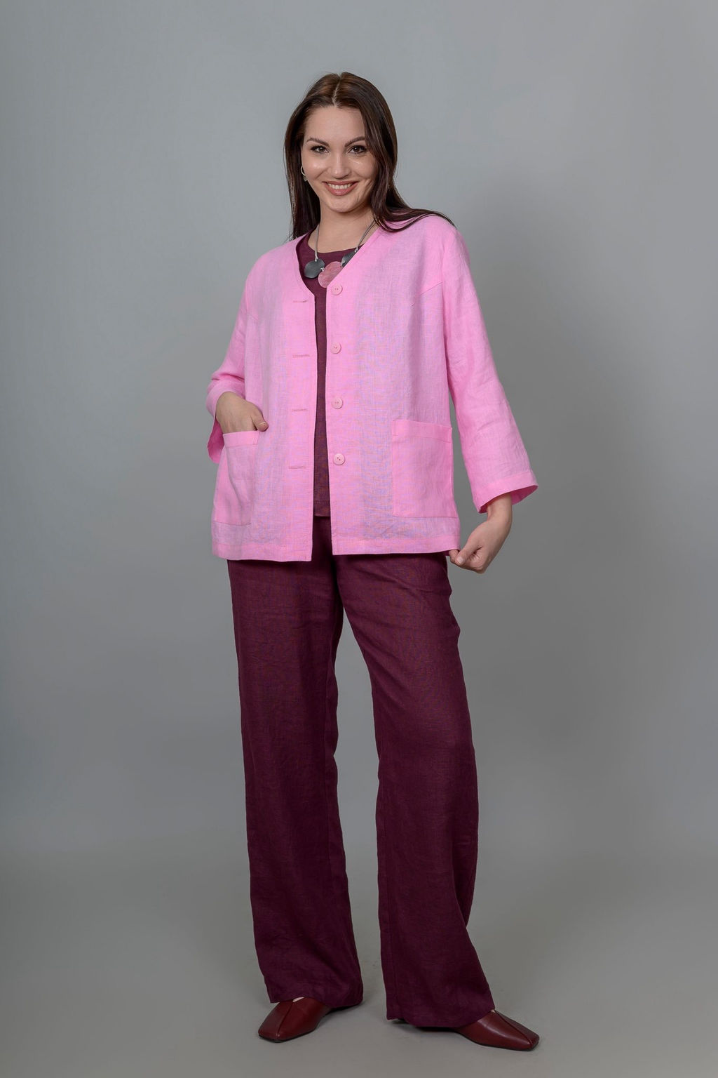 Жакет 100% лен