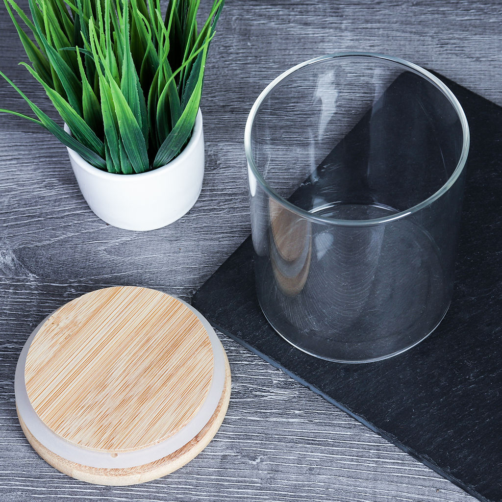 Банка для сыпучих бамбуковая крышка d-85/100 мм 500 мл /GT-35-121/уп120/ - Галеонтрейд фото 15