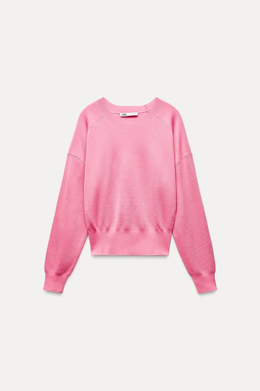 PLAIN KNIT WOOL SWEATER - Zara фото 7