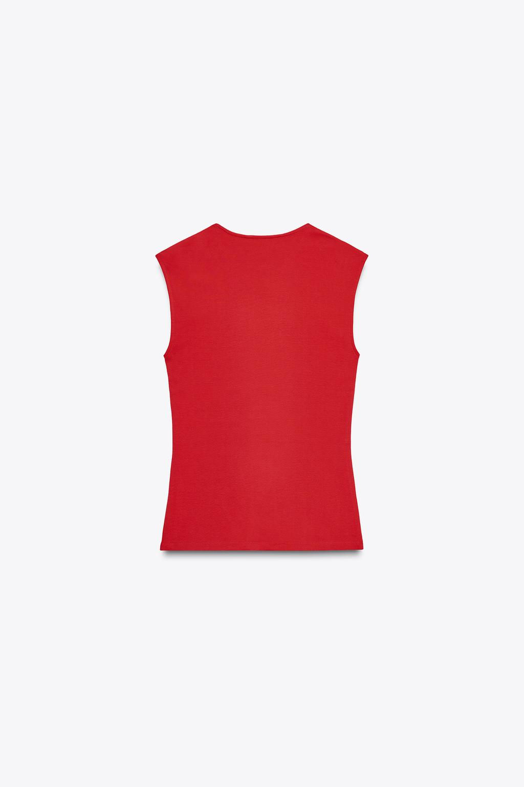 SLEEVELESS KNIT TOP - Zara фото 36