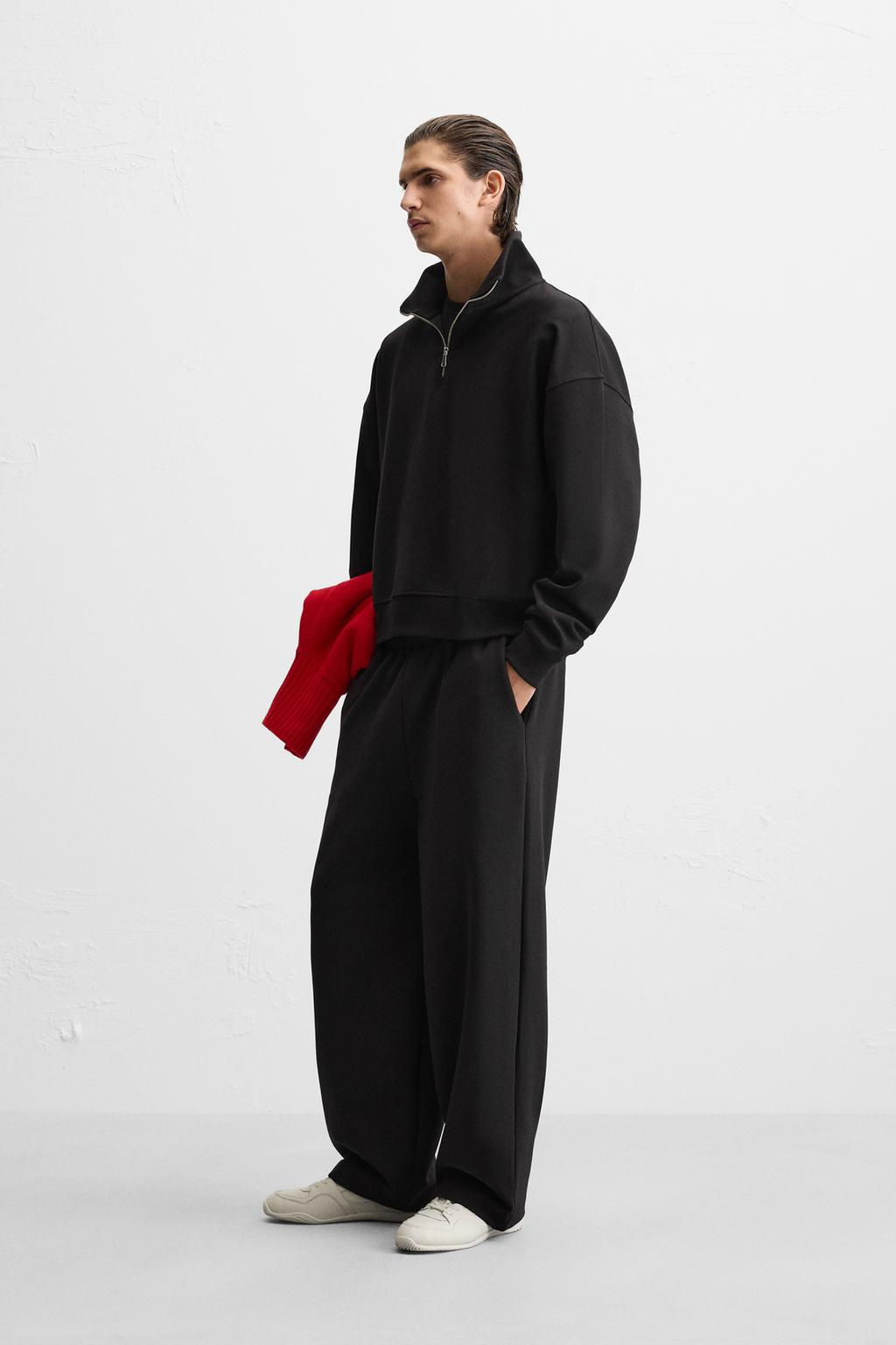 RELAXED FIT TECHNICAL JOGGER TROUSERS - Zara фото 4