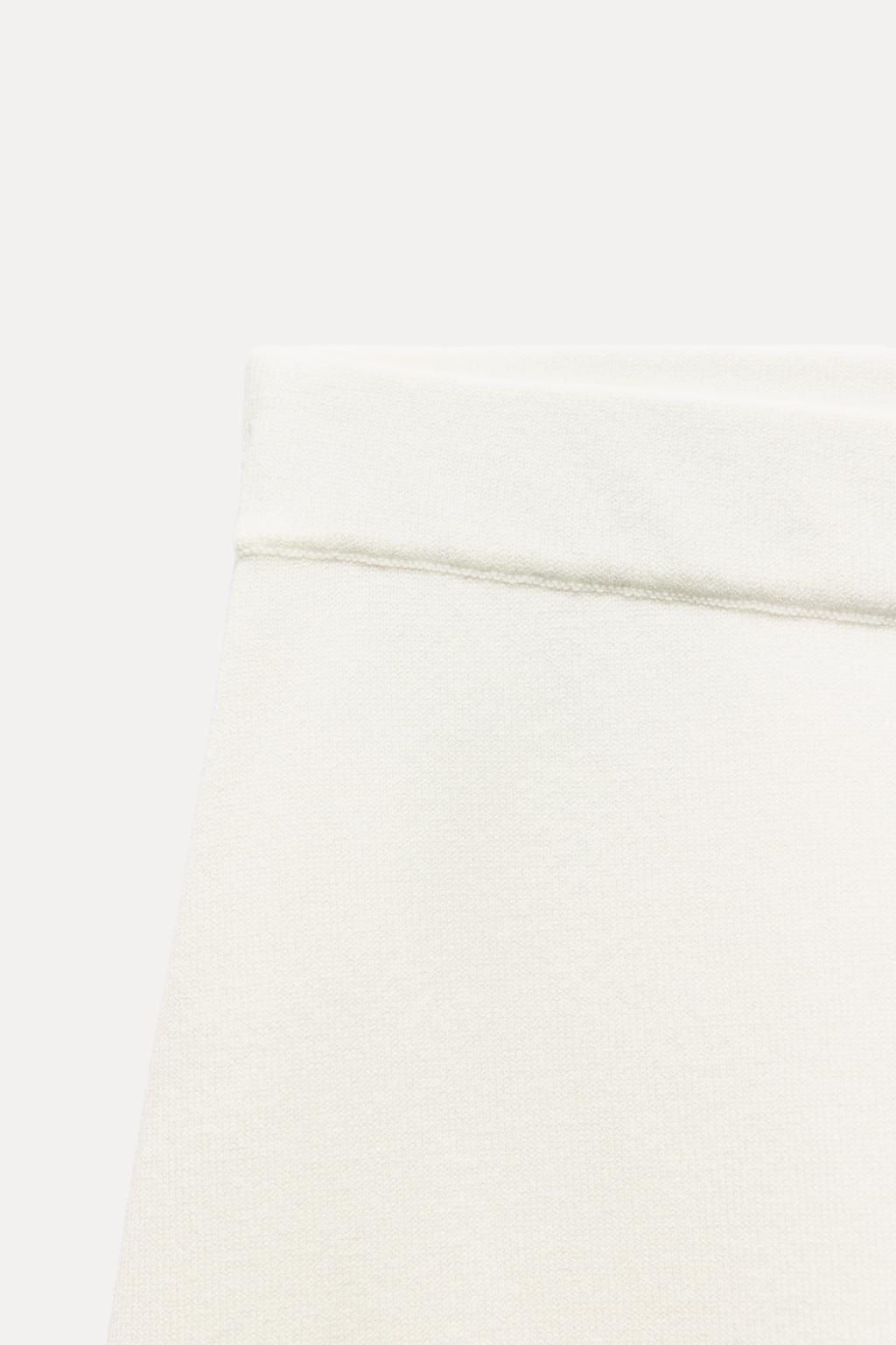 BASIC PLAIN KNIT SKIRT - Zara фото 5