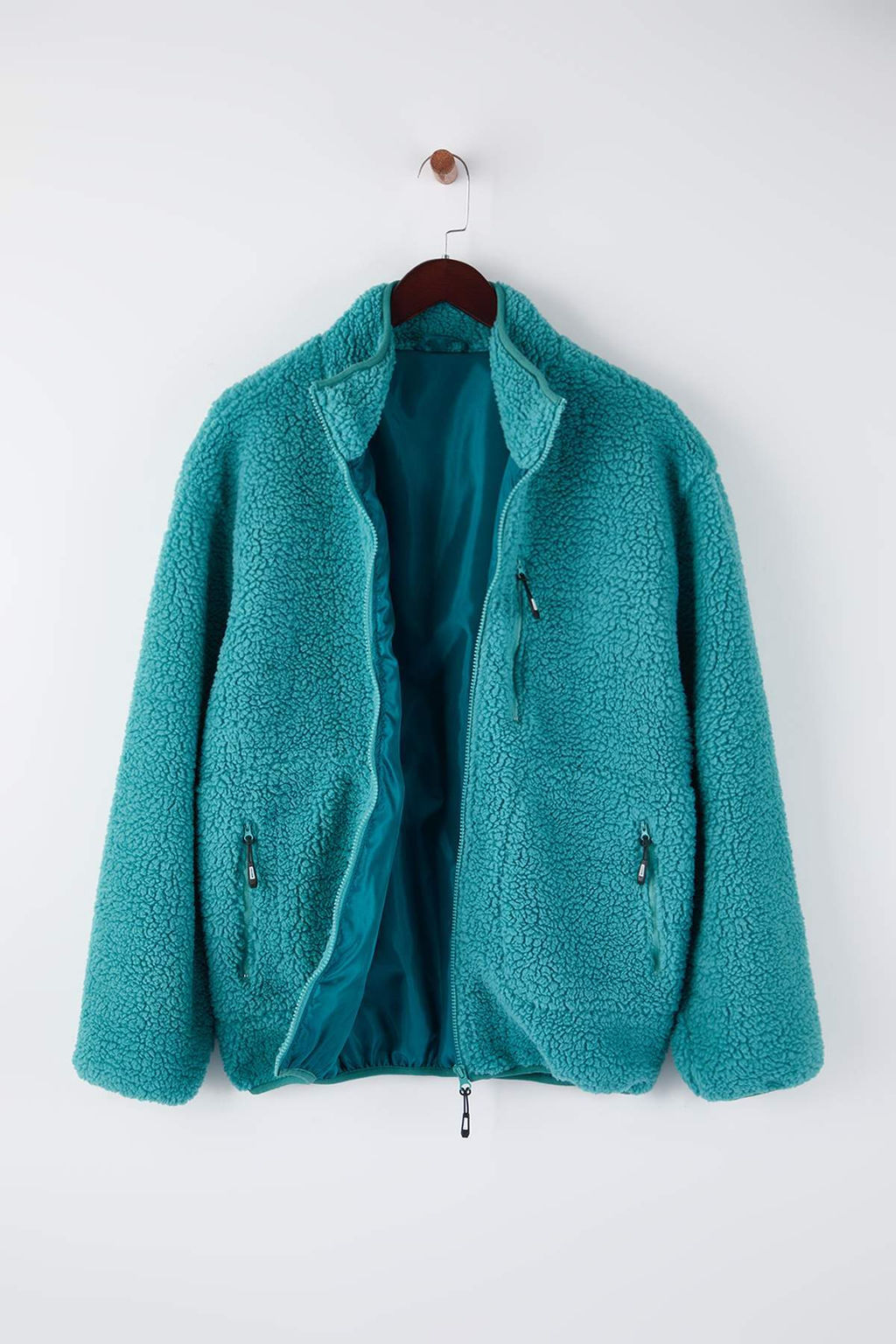 Limited Edition Ekru Regular Fit Welsoft Pelus Mont TMNAW24MO00032 - Trendyolmilla фото 15