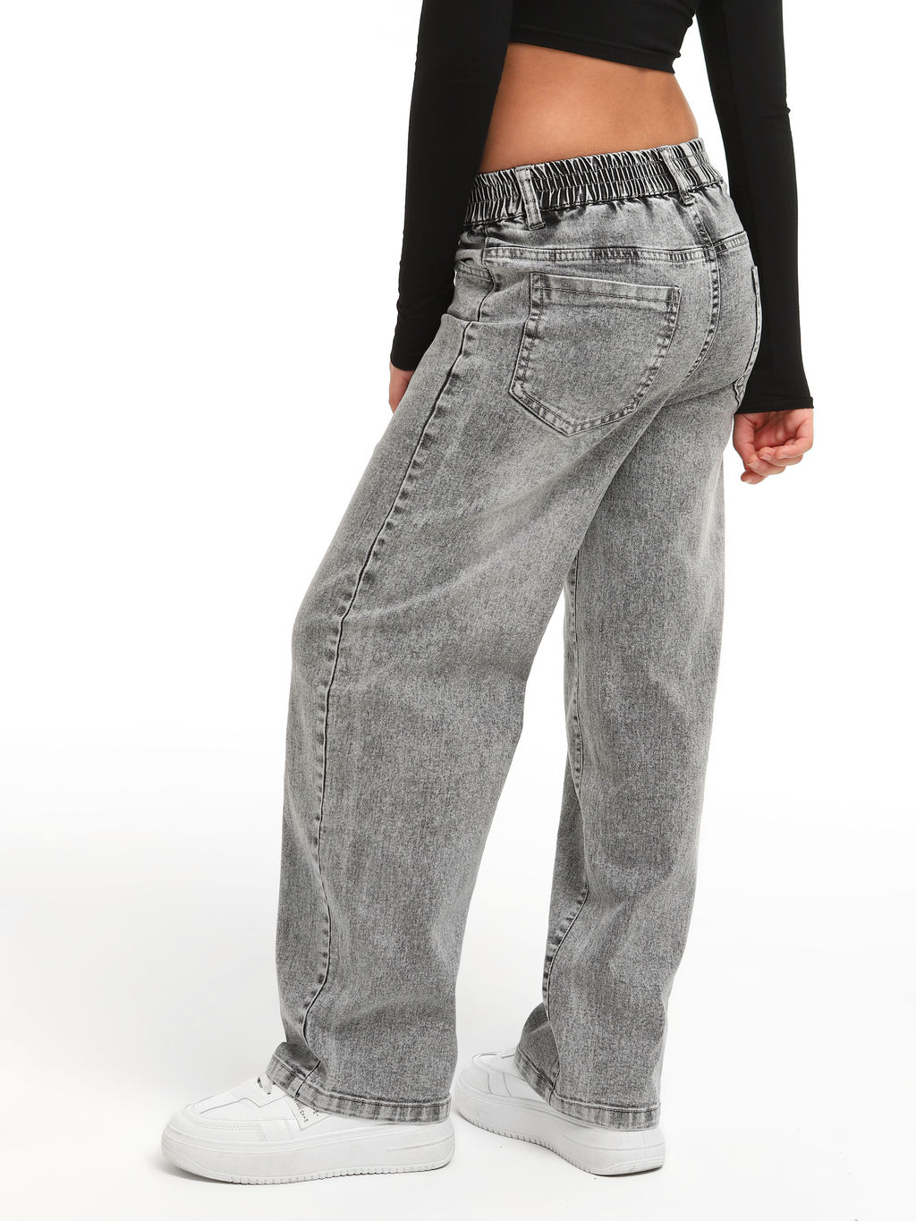 Джинсы-багги для девочек - СИНЯЯ МОДА фото 15