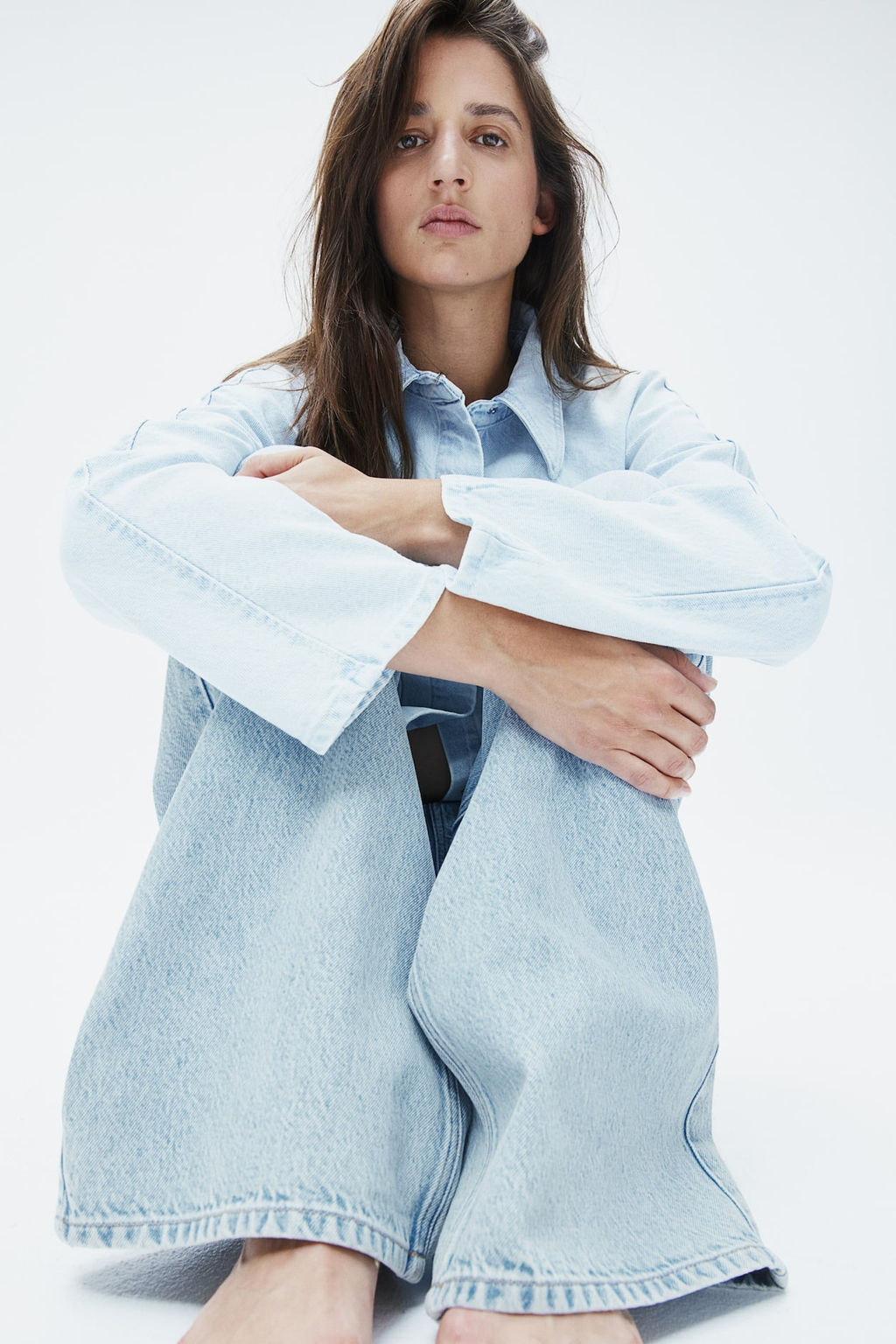 Wide Ultra High Jeans - H&m фото 3