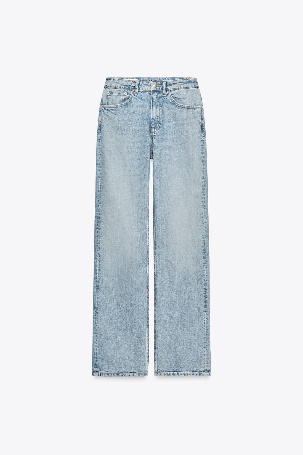 TRF STRAIGHT HIGH-WAIST JEANS - Zara фото 16