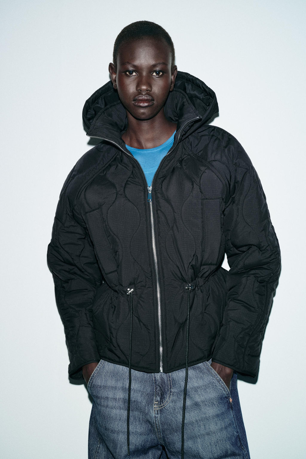 HOODED PUFFER JACKET - Zara фото 2