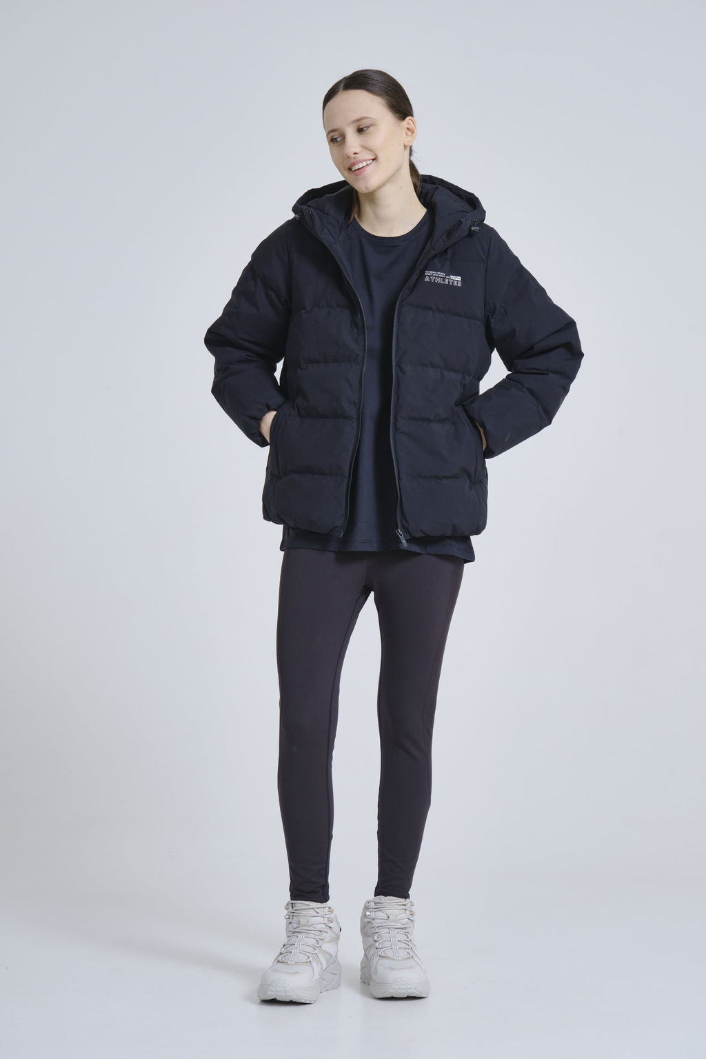 Пуховик короткий Чёрный - Anta фото 6