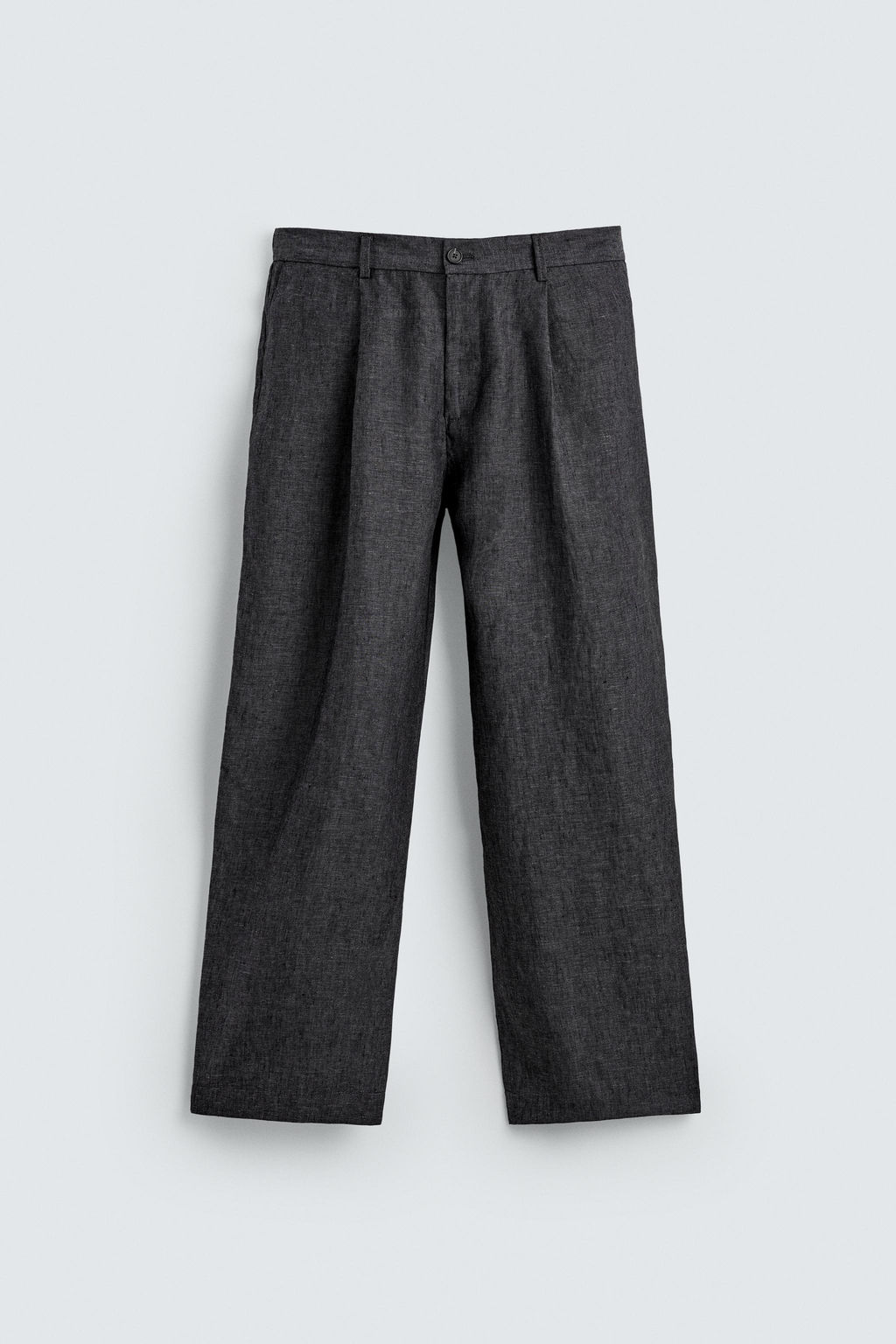 100% LINEN SUIT TROUSERS - Zara фото 5
