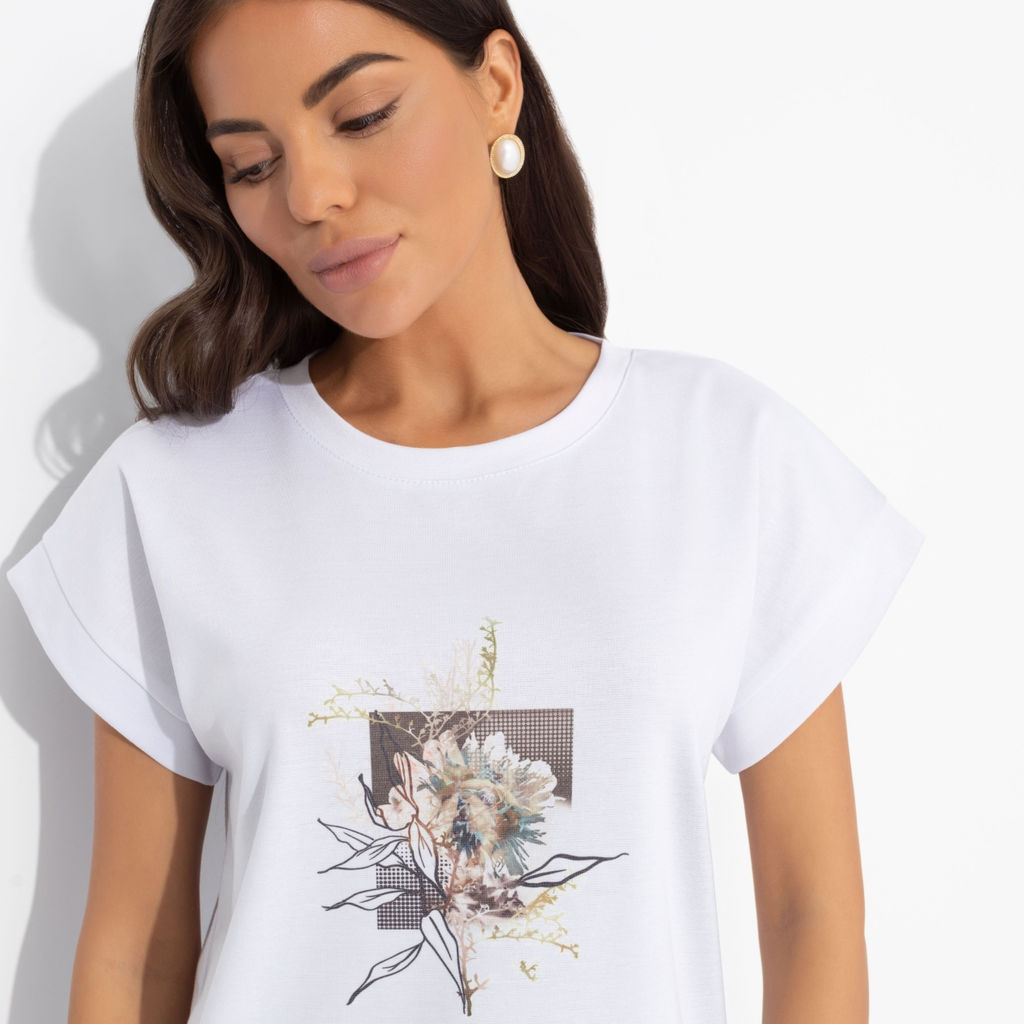 Футболка Оттенок настроения (flowers) - Charutti фото 9