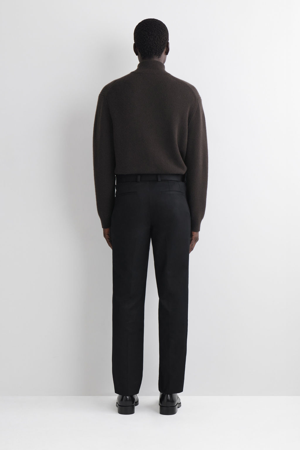 PANTAL?N CON CINTUR?N PIERNA RECTA REGULAR FIT - H&m фото 3