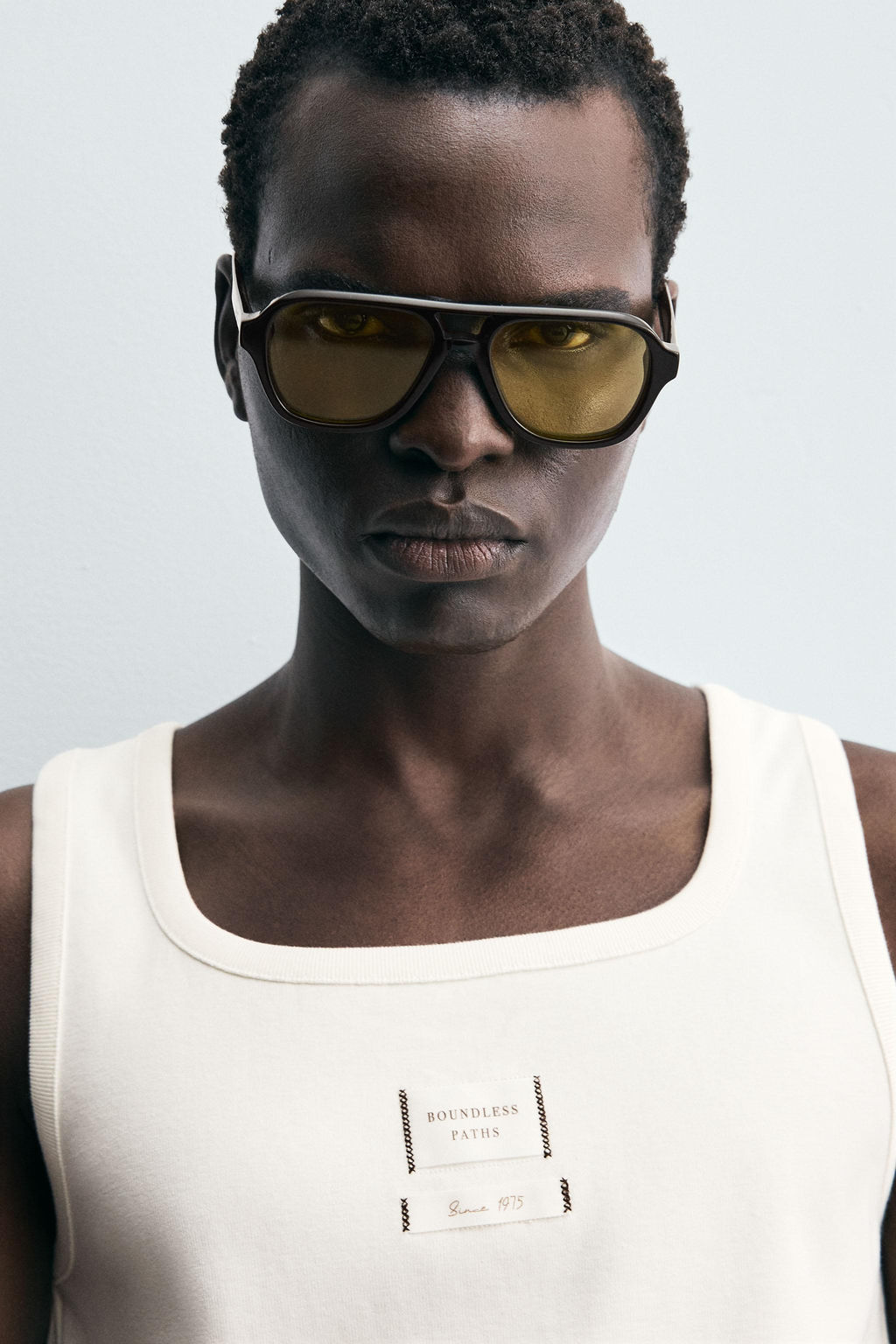LABEL TANK T-SHIRT - Zara фото 5