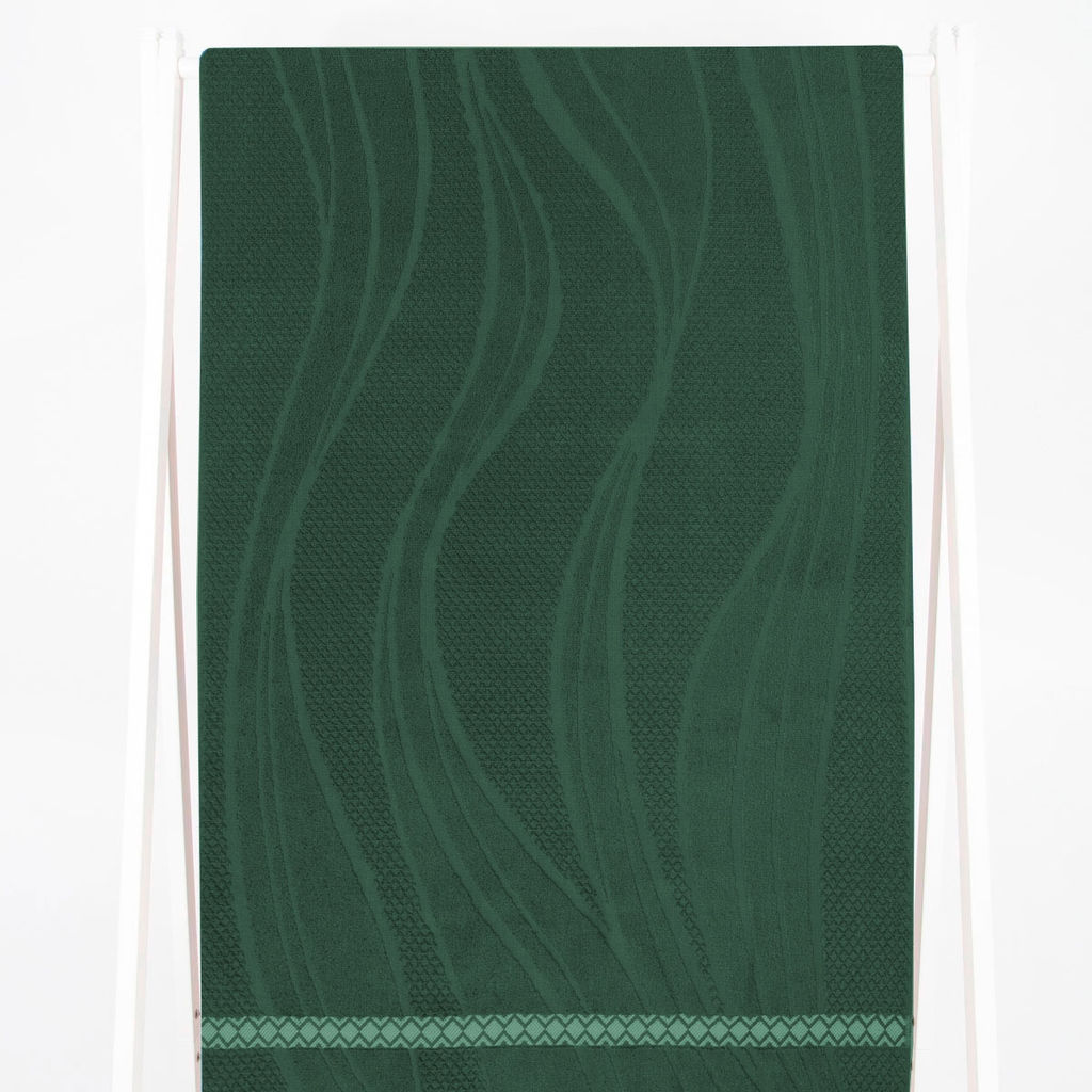 Полотенце махровое 6с102.411ж1 Танго (1-темно-зеленый) 67х150см