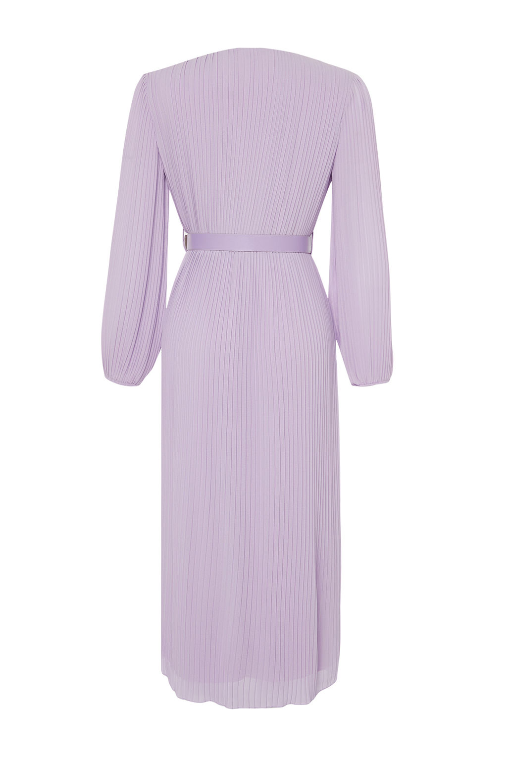 TRENDYOLMILLA Siyah Kemerli A Kesim Piliseli Maxi Astarl? Sifon Dokuma Elbise TWOAW24EL00471  фото 8