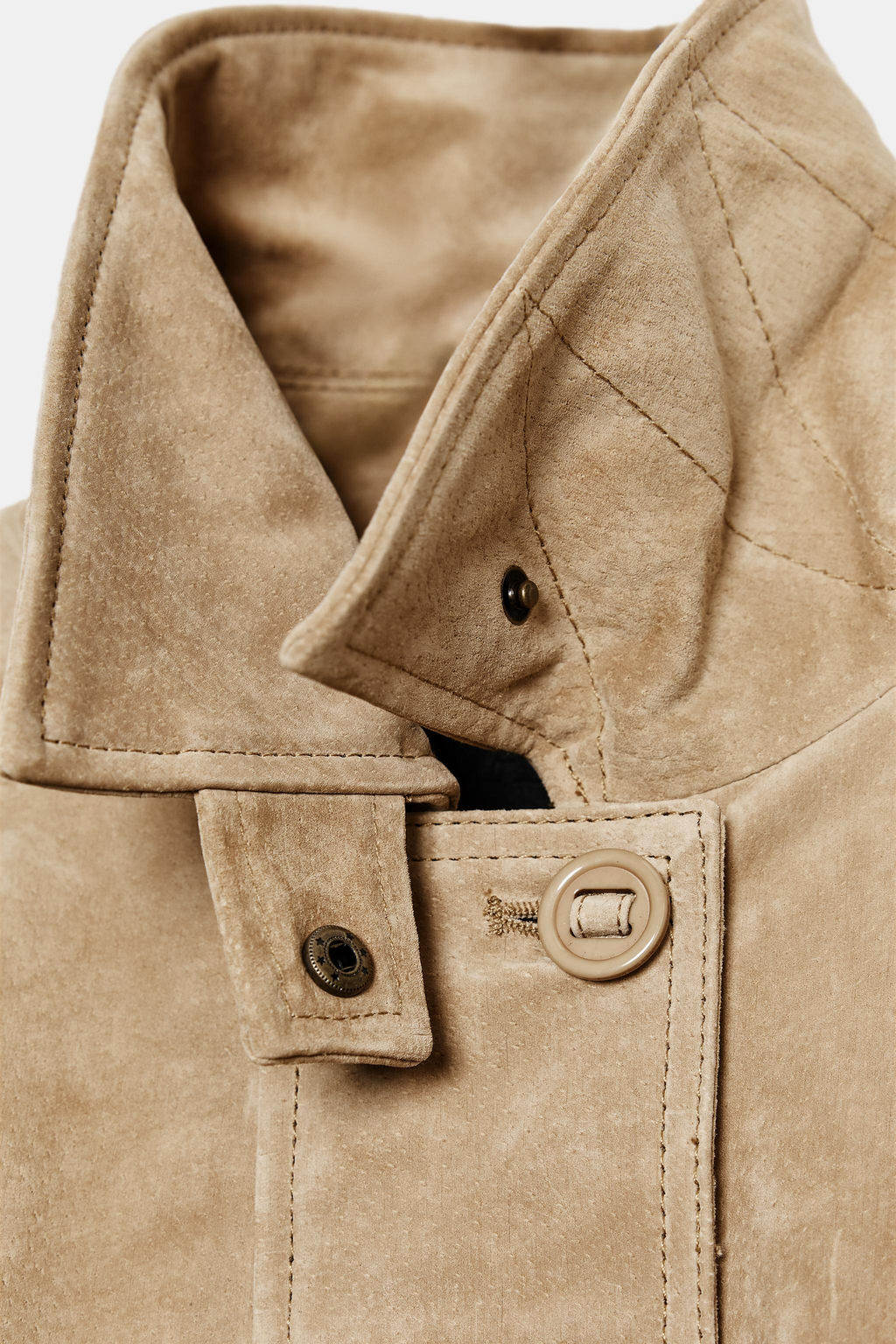 SUEDE LEATHER JACKET - Zara фото 15