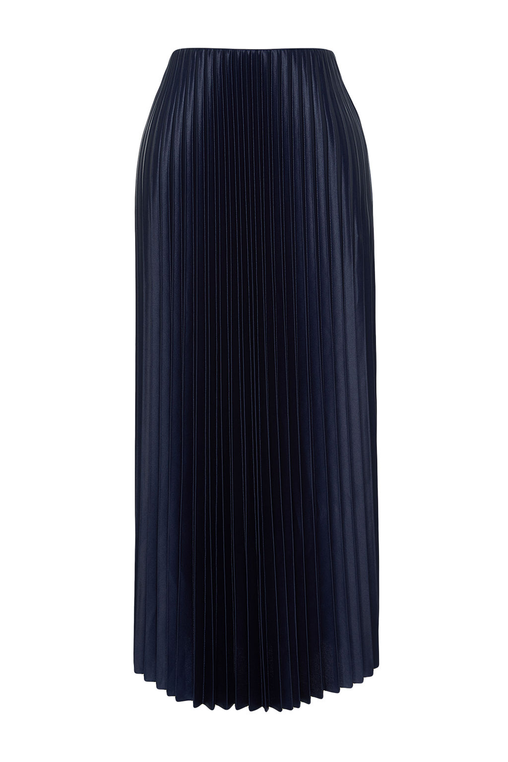 Lacivert Piliseli Maxi Esnek Orme Etek TWOSS24ET00041