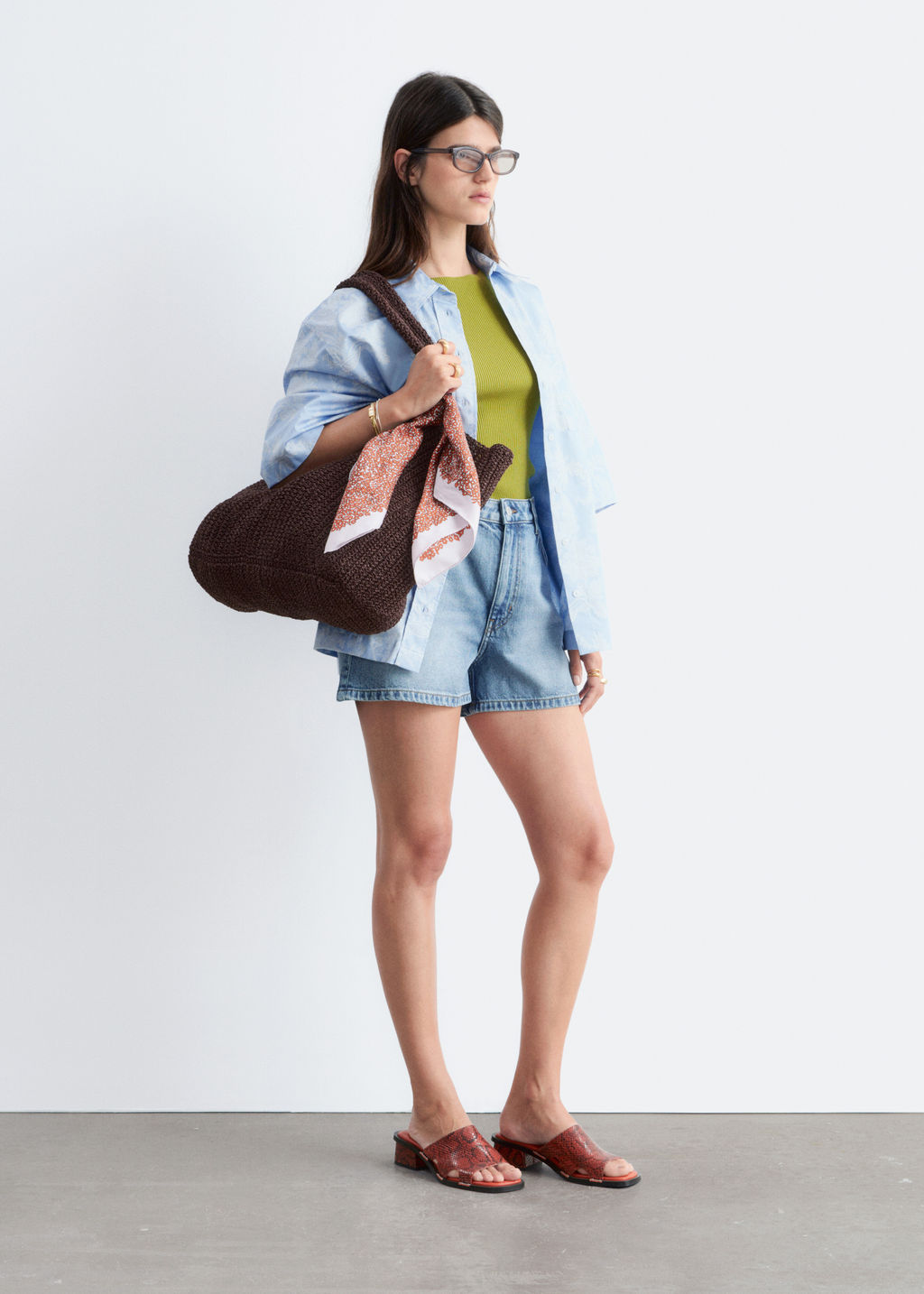 Pantalones cortos vaqueros relaxed fit - H&m фото 7