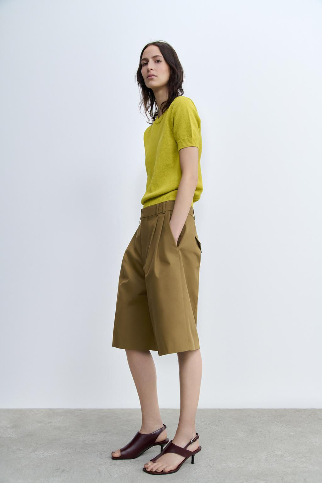 PLAIN RUSTIC KNIT TOP - Zara фото 14