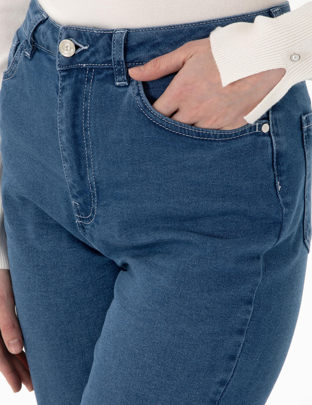 Mavi Mom High Waist Fit Jean Pantolon