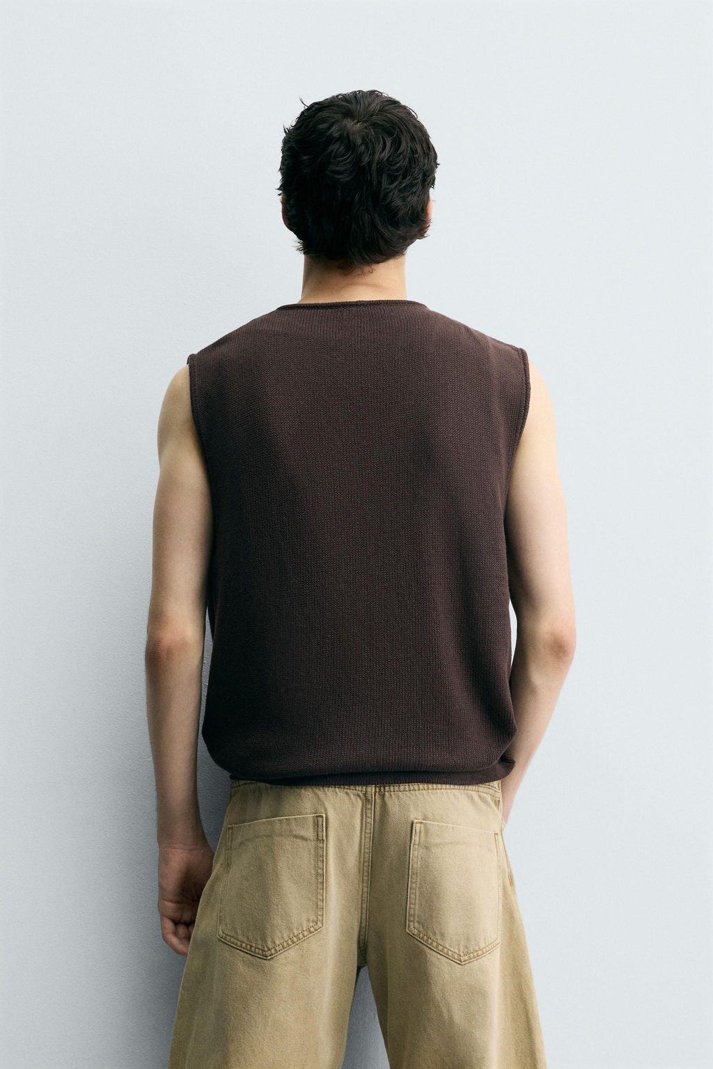 KNIT COTTON WAISTCOAT - Zara фото 3