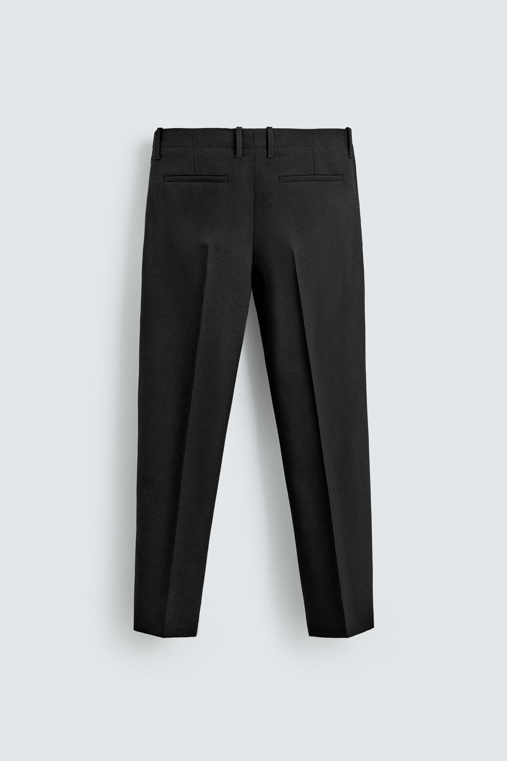 PANTAL?N CHINO 100% LANA ORIGINS / Negro - Zara фото 8