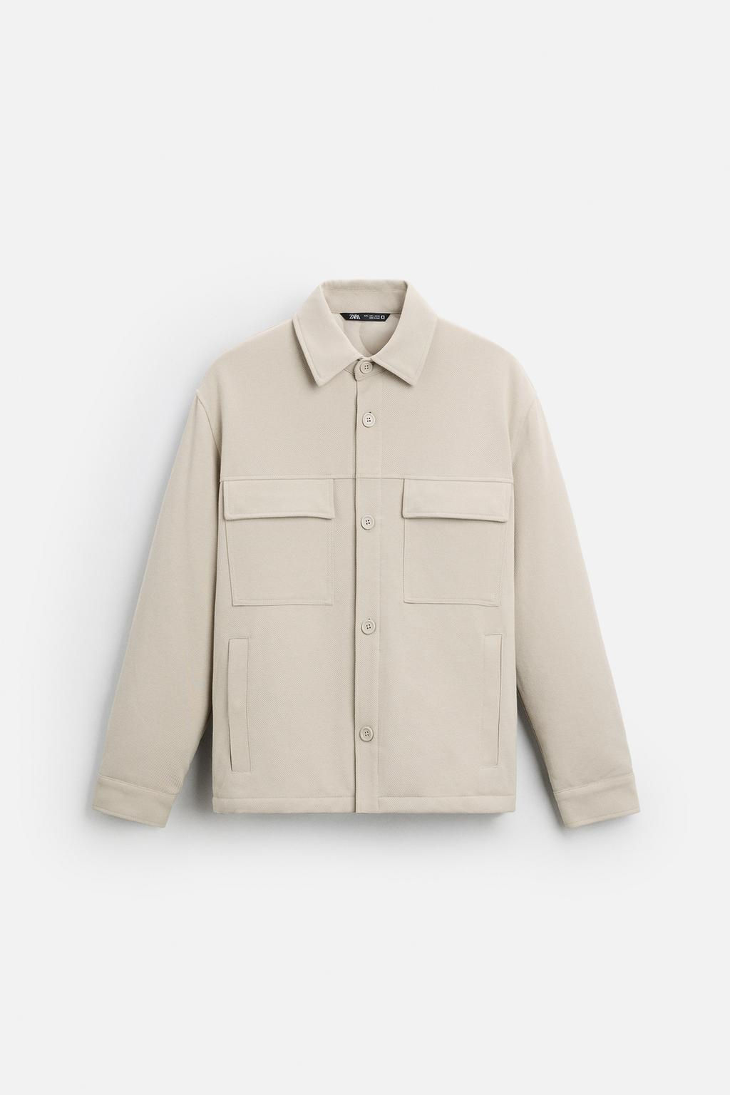 QUILTED OVERSHIRT - Zara фото 6