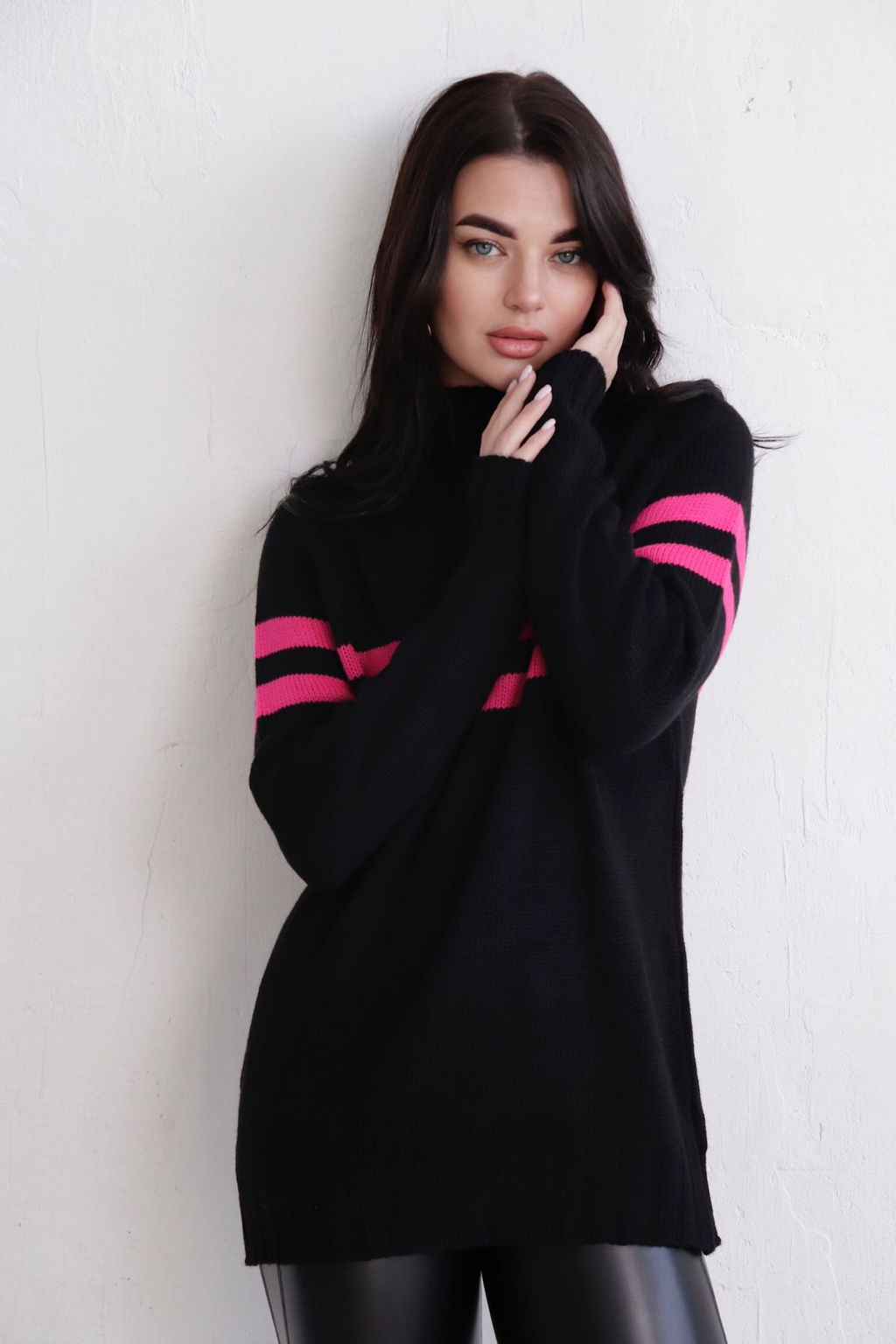 10089 Свитер чёрный - Martichelli фото 13