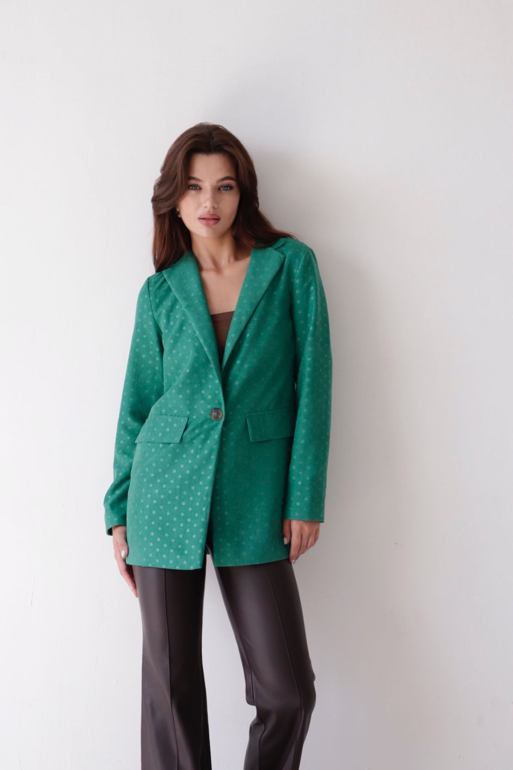 Жакет удлинённый с английским воротником - Martichelli фото 177