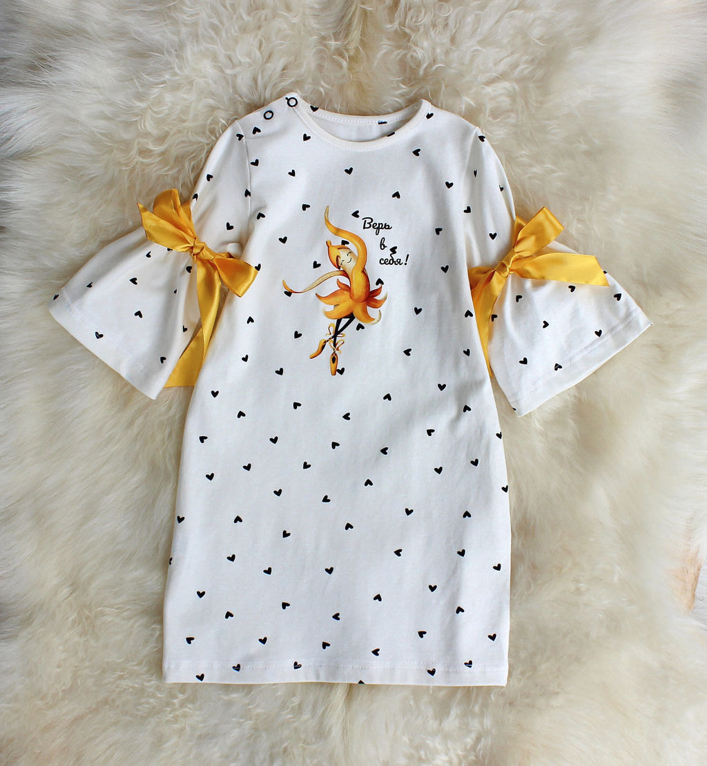 Платье Танцующий банан (QR)