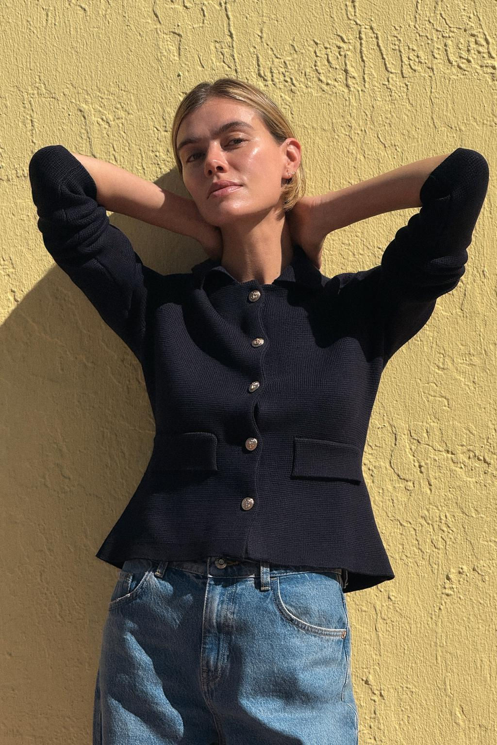 BUTTONED KNIT CARDIGAN - Zara фото 16