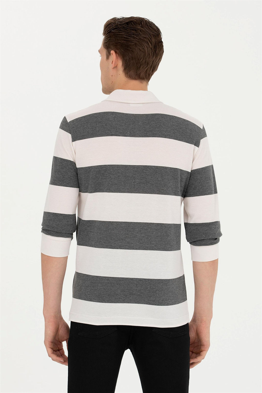 Мужской свитшот антрацитового цвета - U.s. polo assn фото 12