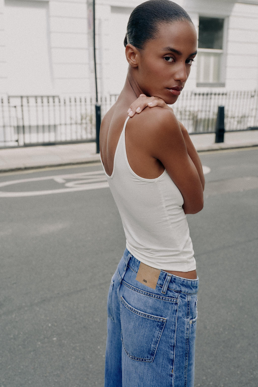 JEANS Z1975 BARREL / Azul medio - Zara фото 7