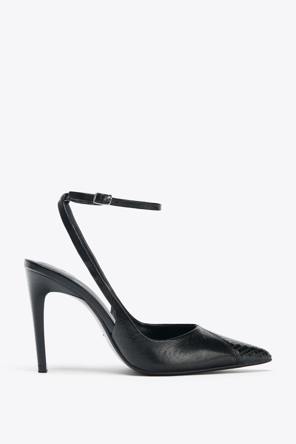 LEATHER HIGH-HEEL SHOES - Zara фото 9