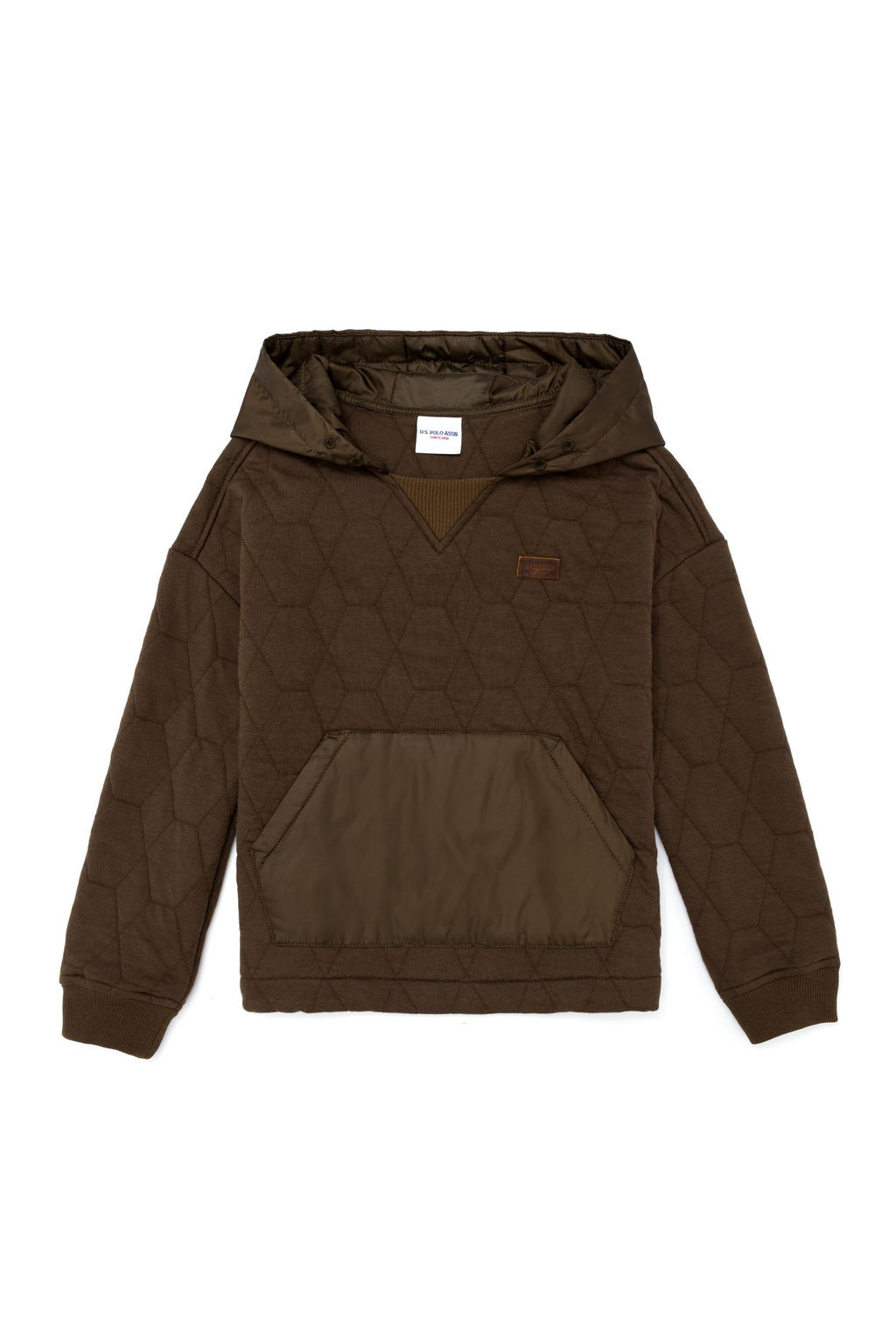 U. S. Polo Assn Толстовка с капюшоном кокосового цвета для мальчиков - U.s. polo assn фото 10