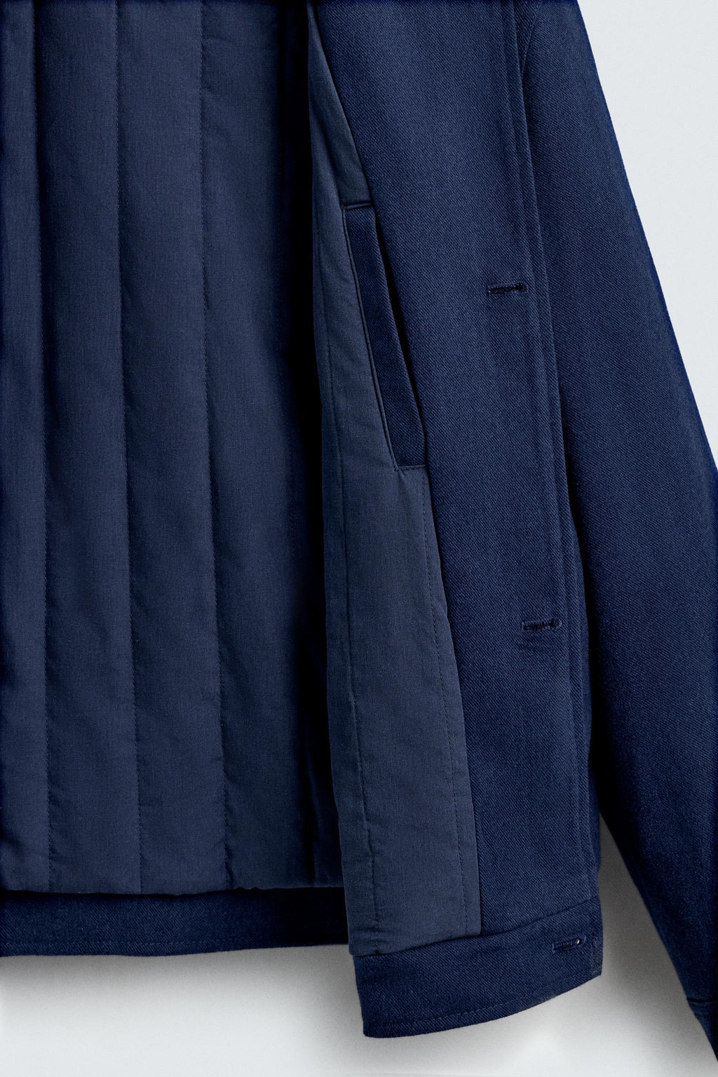 LYOCELL - COTTON QUILTED JACKET - Zara фото 9