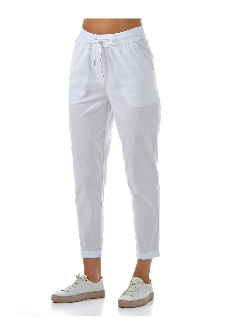 Хлопковые комфортные брюки резинка по поясу - А+б коллекция фото 6