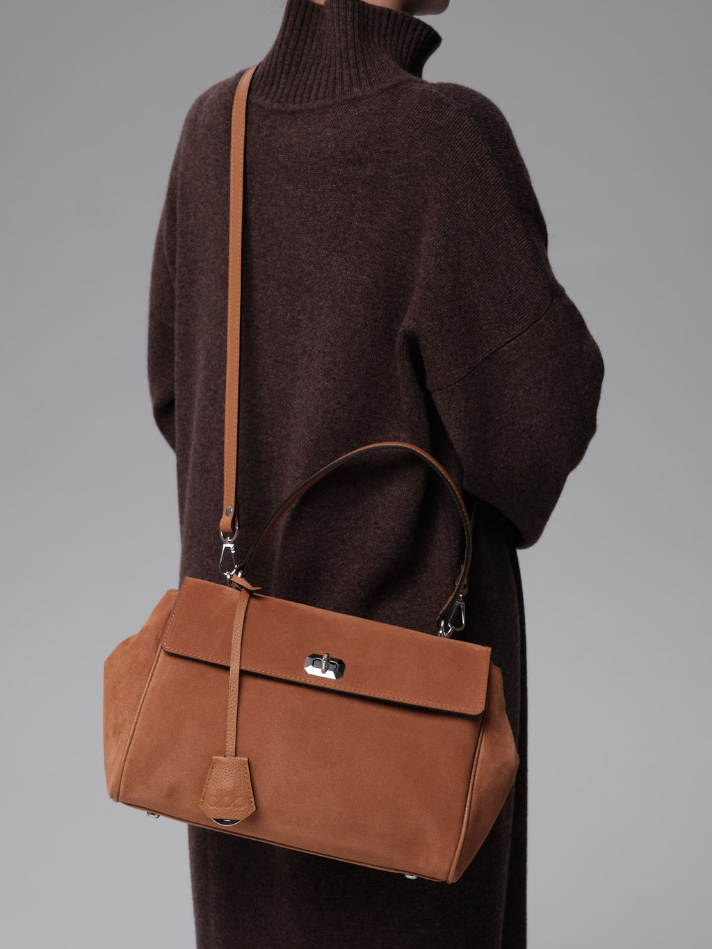 Замшевая сумка Nadi DBR 31356 вуд  фото 5