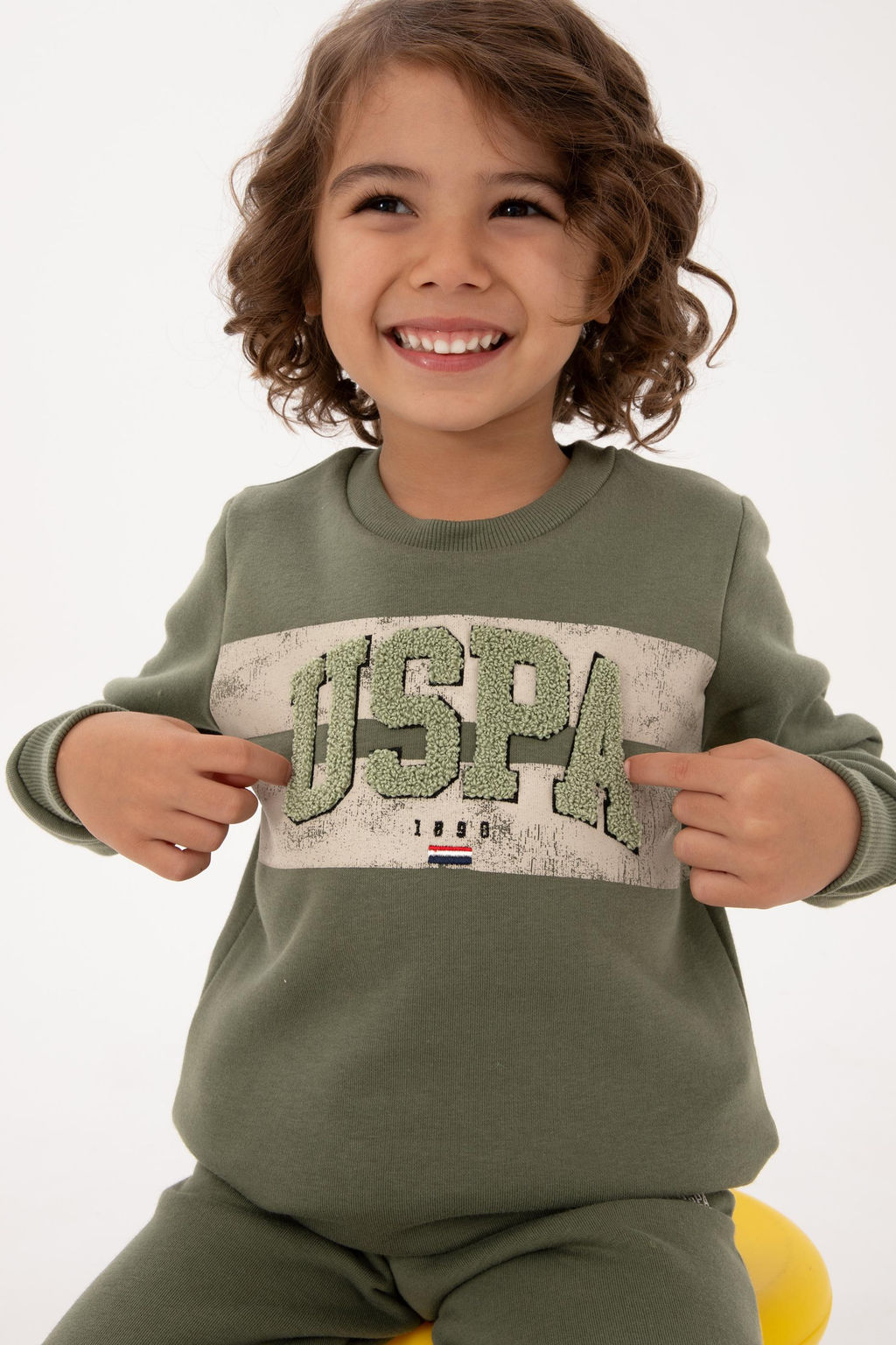 Erkek _ocuk Haki Pijama Tak_m_ Sepette S_rpriz _ndirim - U.s. polo assn фото 10