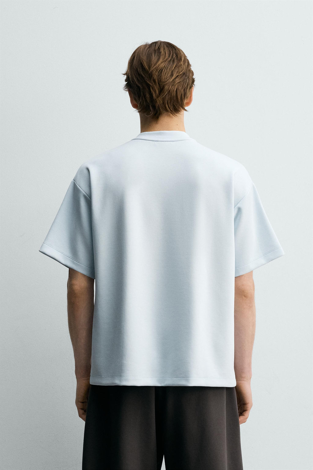 CAMISETA RELAXED FIT SOFT / Celeste