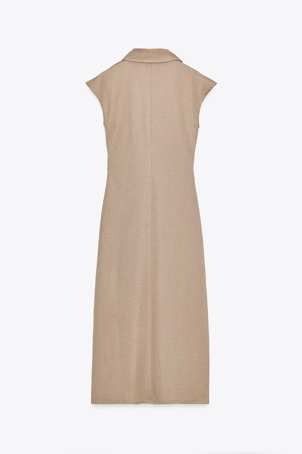 MIDI POLO COLLAR DRESS - Zara фото 15