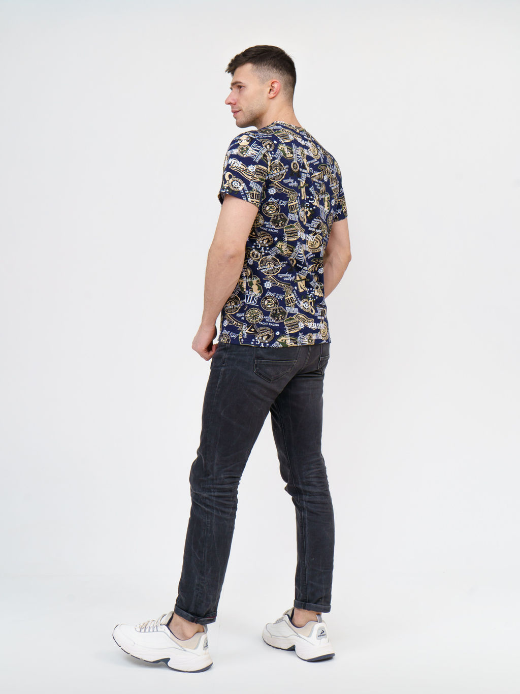 М49 Футболка "Синий/Хаки"