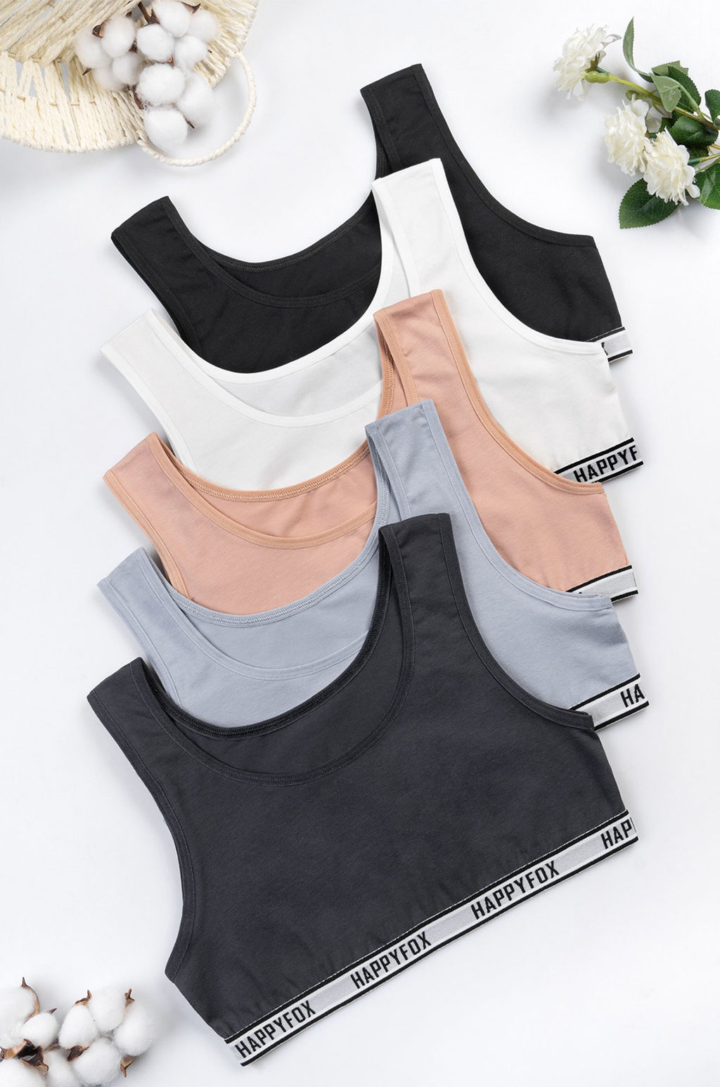 Майка-топ для девочки 5шт Happyfox  фото 6