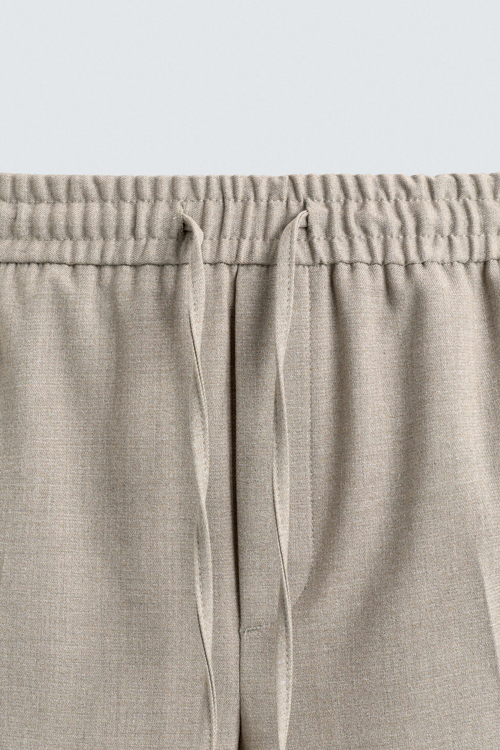 PANTAL?N CINTURA JOGGER CONFORT / Beige vigor?